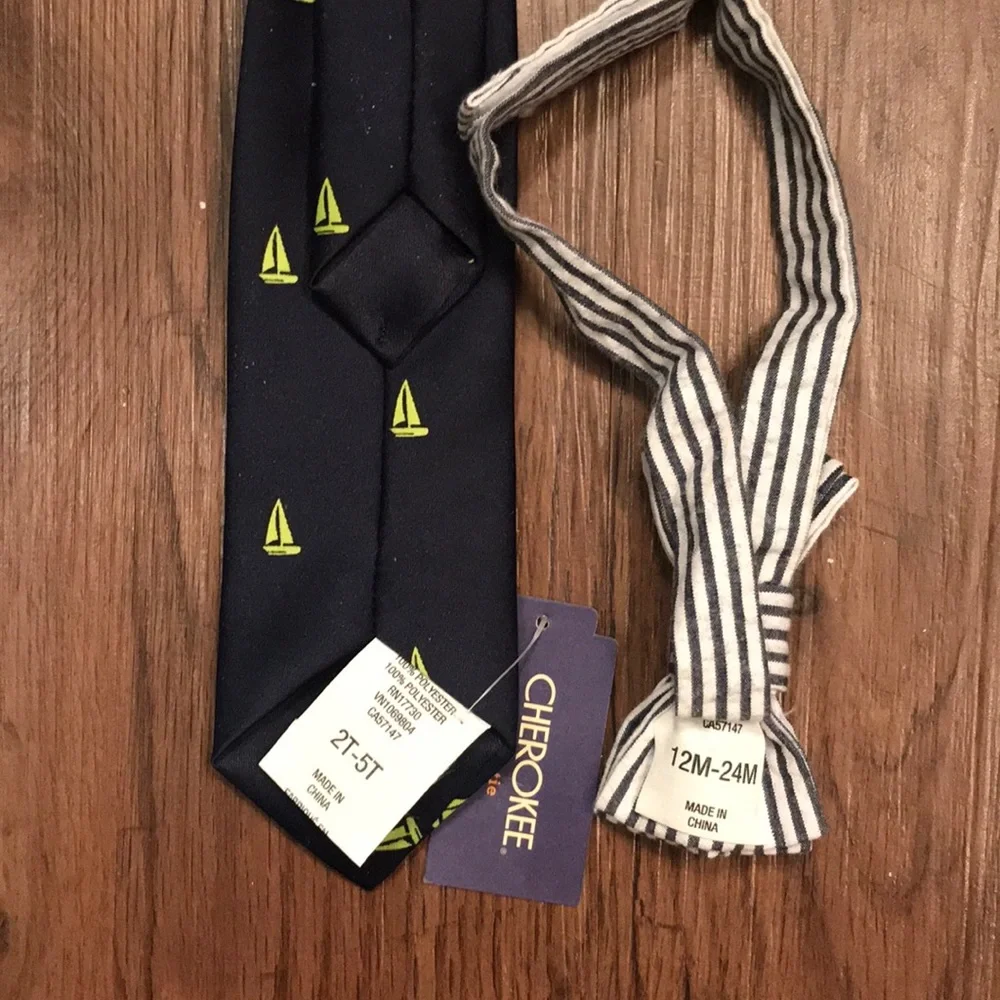 Boy Tie bundle - bow and neck tie